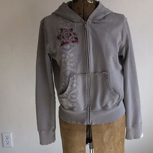 Sideout zip up hooded sweatshirt, size XL